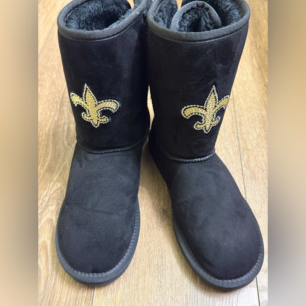 NFL Women’s Black New Orleans Saints Boots – Size 8